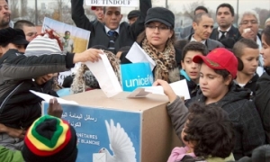 Demonstration in Strasbourg in Solidarity with Tindouf Children